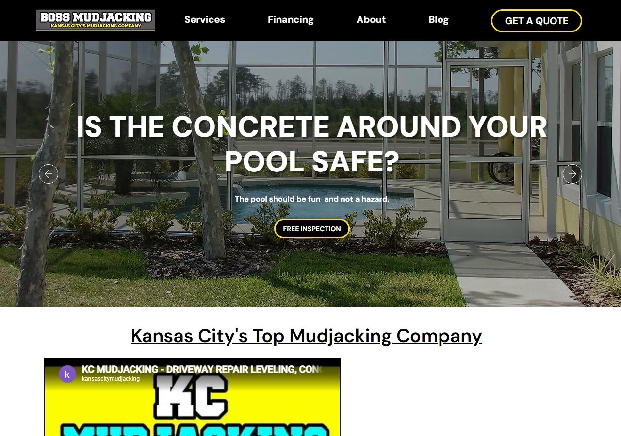 Boss Mudjacking website